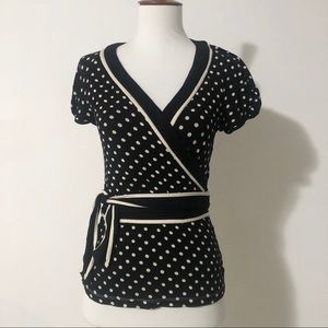 BCBG Polka Dot Blouse